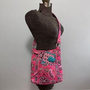 Vera Bradley Call me Coral crossbody and matching wallet bundle